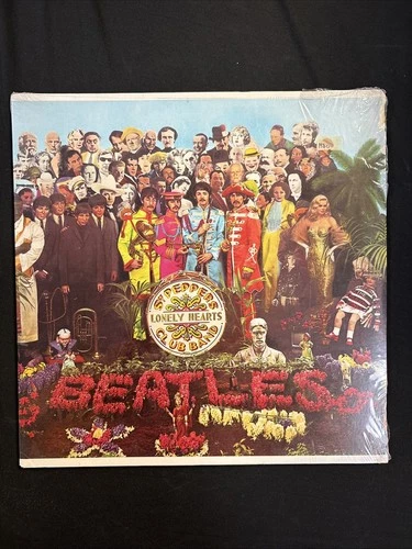 The Beatles Sgt Pepper's Lonely Hearts Club Band LP SMAS 2653 Sealed Shrink