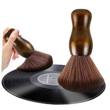 Vinyl Record Cleaning Brush - Anti Static Dust Wooden Vinyl Cleaner Brush -