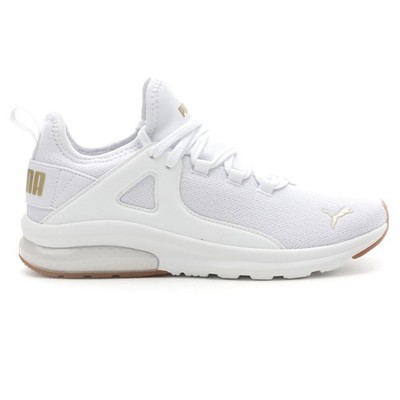 PUMA Electron 2.0 Lush Wide Training  Womens Gold, White Sneakers Athletic Shoes