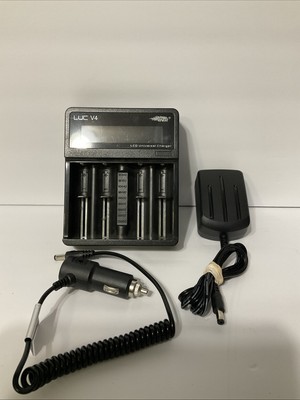 EFEST V4 LUC UNIVERSAL LCD CHARGER For 18650 18500 14500 18350 16340 10440 3.7v!