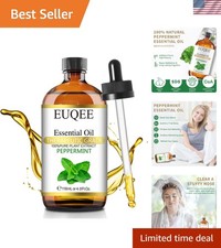 118ml Peppermint Essential Oil with Glass Dropper - Refreshing Aromatherapy