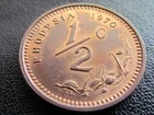 Photo of a 1970 Rhodesia 1/2 Cent from an eBay listing that sold on Jul 3, 2026