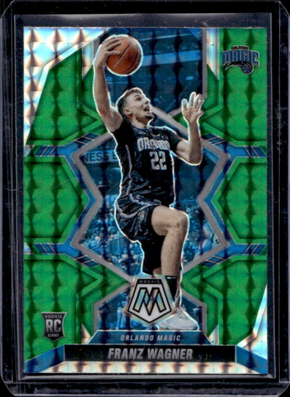 2021-22 Mosaic Franz Wagner RC Green Rookie #220 Magic