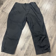 Acuity Golf Rain Pants Mens XXL Black Nylon Shell adjustable Waist lightweight