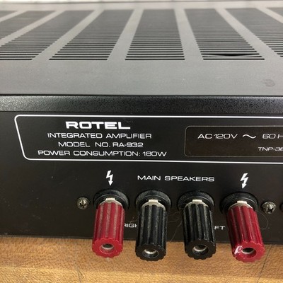 Vintage Rotel RA-932 Stereo Integrated Amplifier - High Current Hi