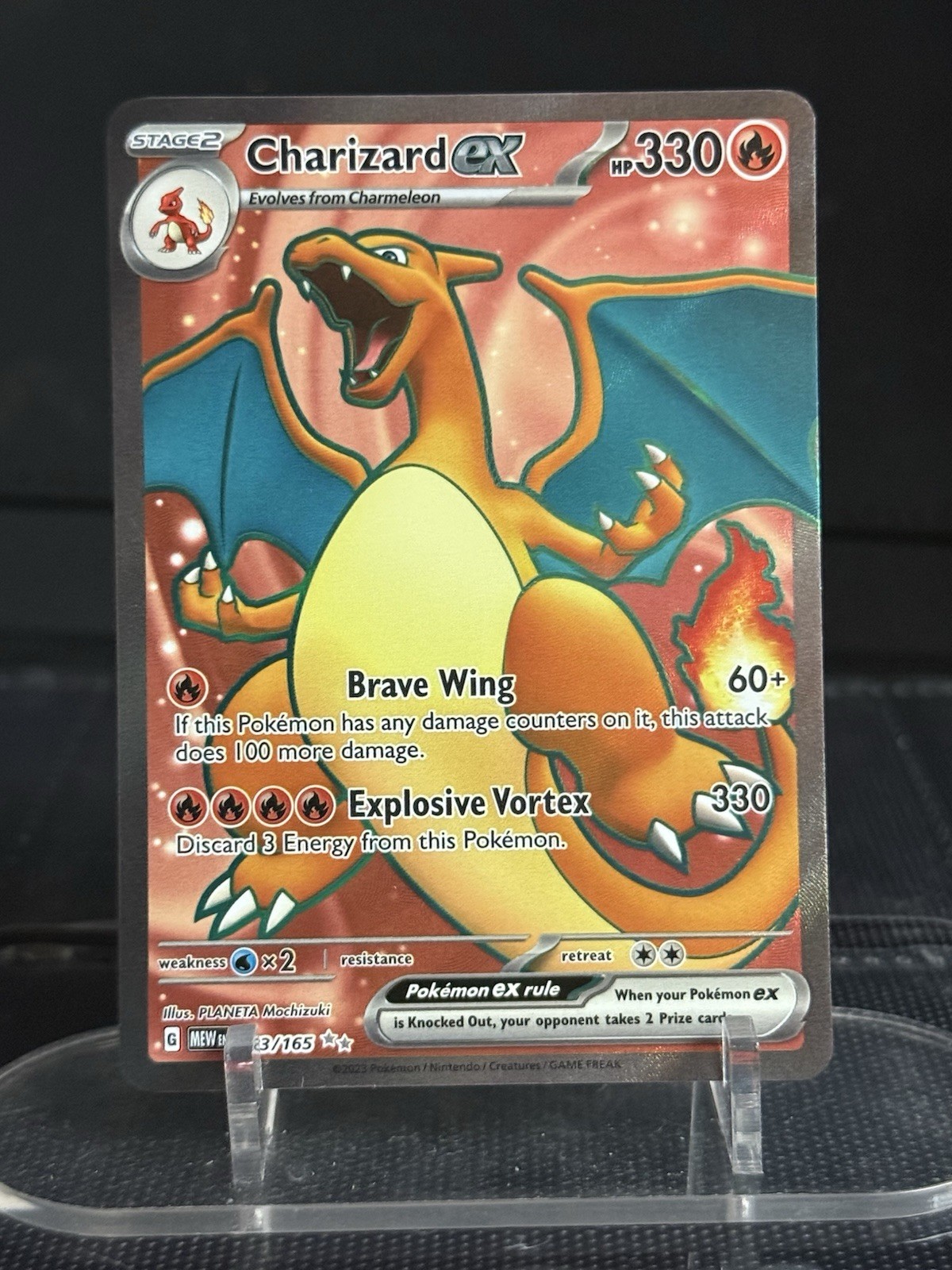 Charizard ex 183/165 Sv: Scarlet & Violet 151 Holo Pokemon