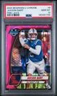 2024 Bowman U Chrome Jaxson Dart PINK LAVA REFRACTOR Rookie #6 PSA 10 Gem GIANTS