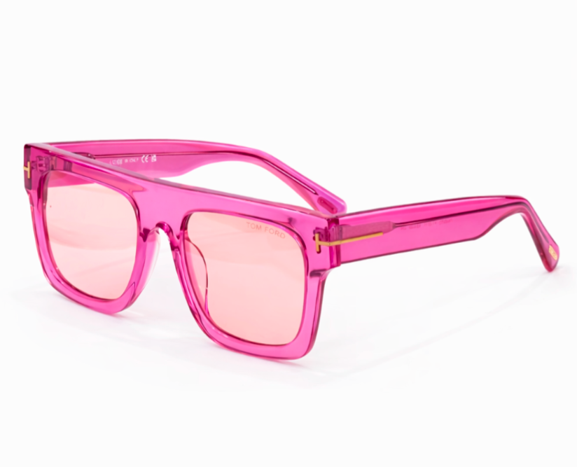 Tom Ford Fausto Sunglasses FT0711 Pink 53-20-145mm With Case New