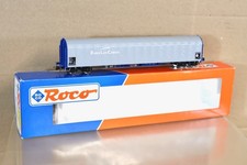 Roco 47603 Cfl Euro Lux Cargo Gleitend Vorhang Bogie Transport Waggon 043-8 Auf
