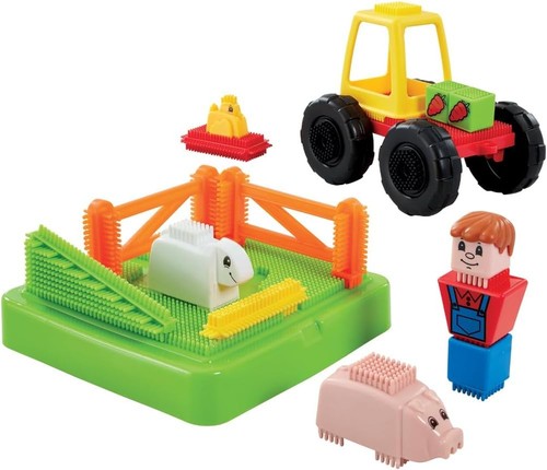 Stickle Bricks Farm Set Construction Toy, Promotes Dexterity and Imagination, Sa - Picture 2 of 5