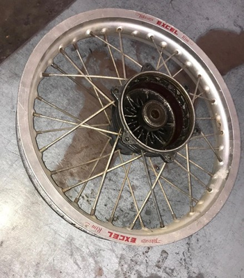 #ad Ruota Originale Cagiva WMX Aletta Rossa. Canale Excell No Lesioni No Saldature EUR 109.00