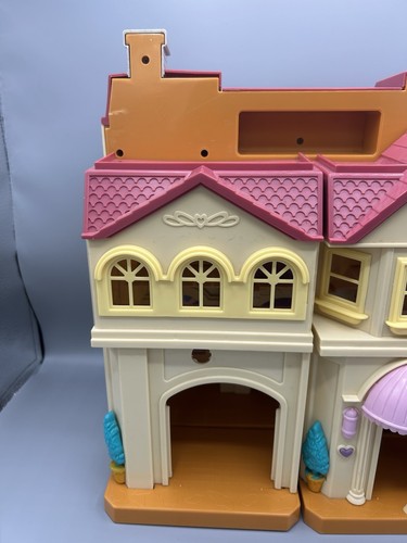 Vintage klappbares Puppenhaus mit Fisher Price liebevoller Familie - Keenway Möbel Konvolut - Bild 8 von 23