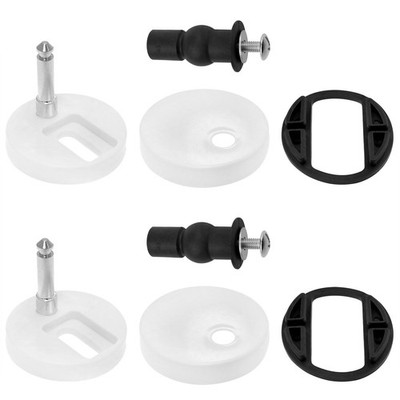 Xhziy American Standard Toilet Seat Parts Fixing Screws Silver 