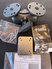 RAM-101-B-225B2U RAM Drill-Down Dashboard Mount with Backing Plate - C Size