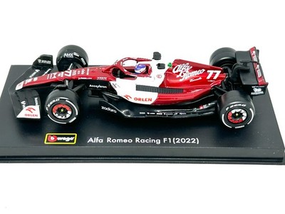 Bburago V Bottas Alfa Romeo C42 F1 Model Car from 2022, Burago Alfa F1 Models
