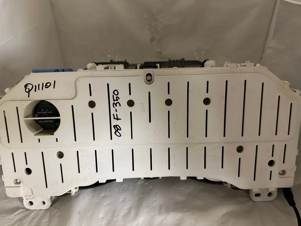 Cuadro de instrumentos velocímetro 08 Ford F250SD/F350SD panel 100.027 millas gas Foto 2 de 4