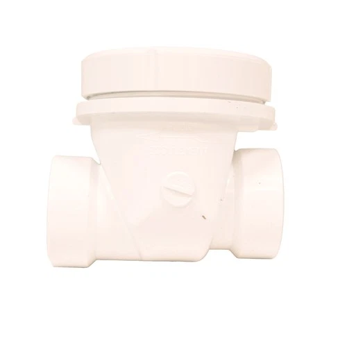 Jones Stephens B04151K 1-1/2" PVC Backwater Valve - White - Picture 5 of 5