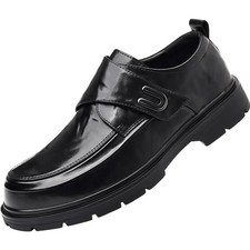 British Style Business Walking Shoes Men Fashion Casual Leather Flat Dress Shoes