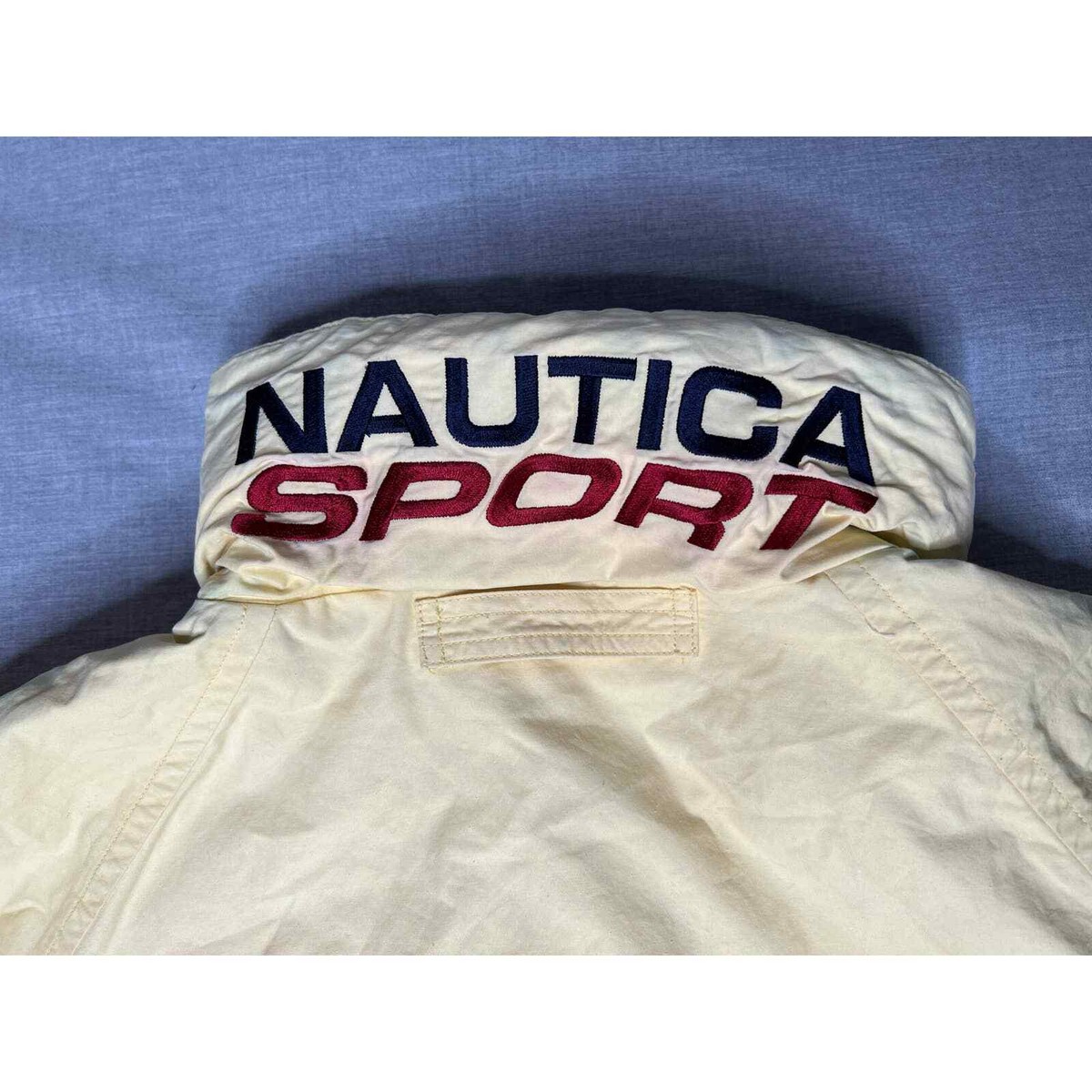 NAUTICA sports リバーシブルジャケット Nautica Men's Reversible Zip Up Jacket Red Blue Medium Mock