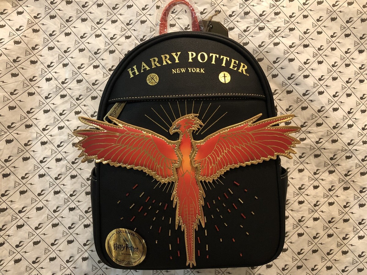 Loungefly Harry Potter Fawkes Phoenix NYC Flagship Store Exclusive Backpack NWT Loungefly Pop! Harry Potter Fawkes Phoenix Cosplay Mini  main image 4