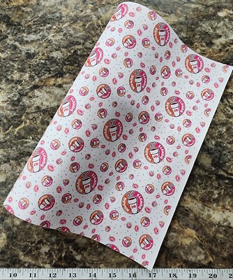 Dunkin Donuts FAUX LEATHER SHEET 8