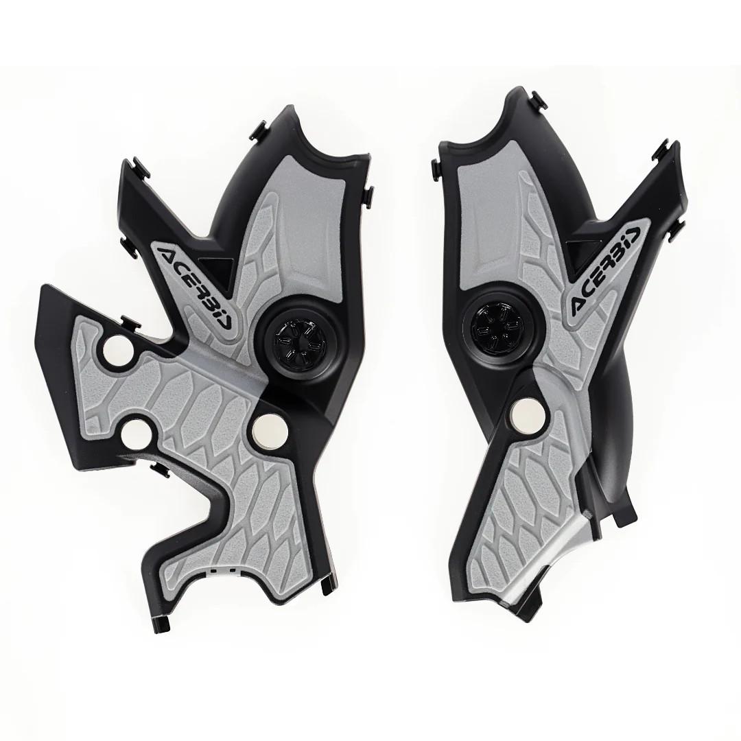Acerbis X-Grip Frame Guards YAMAHA Tenere 700 19-23 Black/Silver