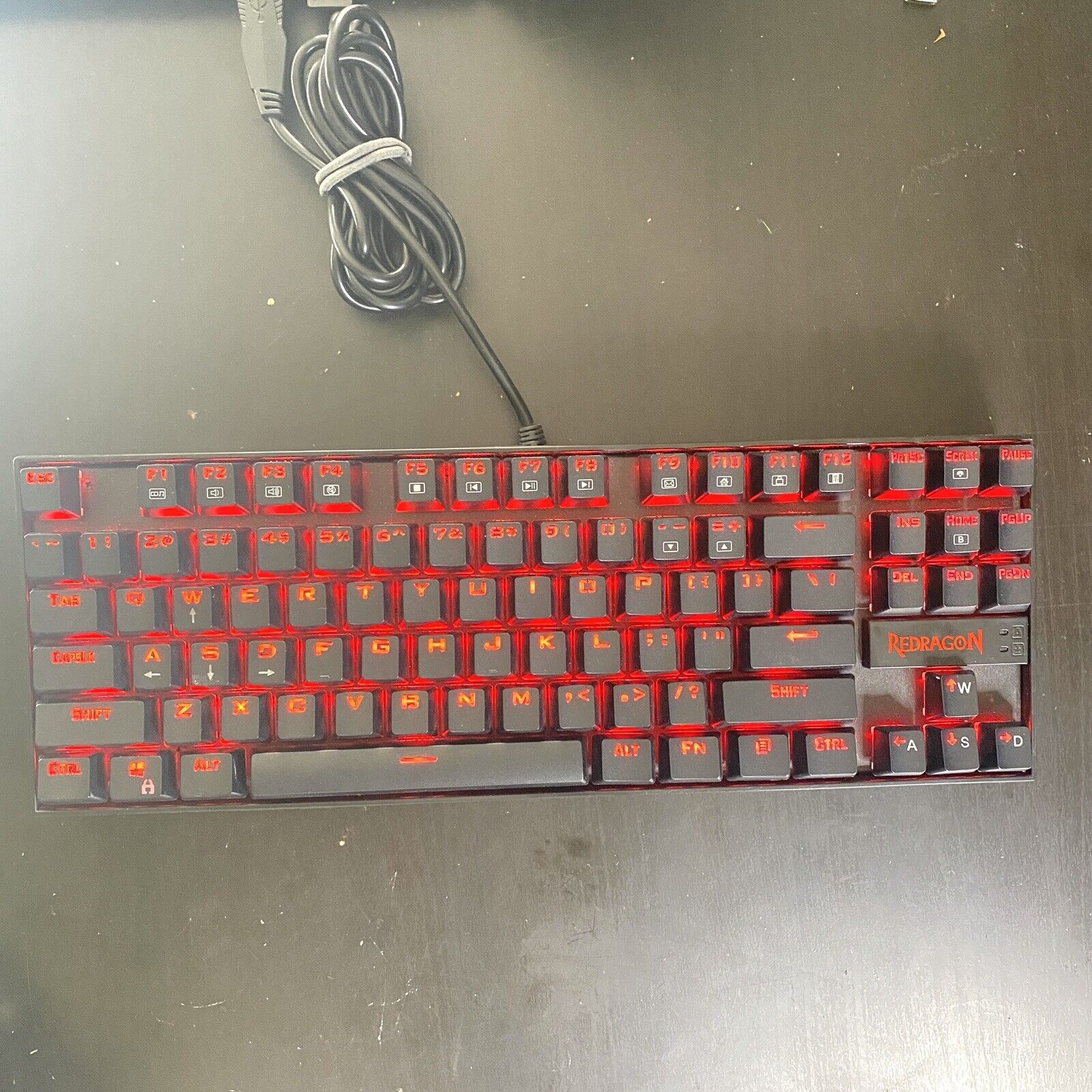 Redragon K552-1 Wired Mechanical Gaming Keyboard, Tested And Work