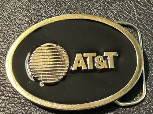 AT&T Communications Company belt buckle, by Great American Buckles, USA