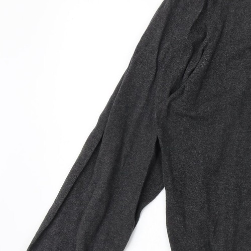 Haggar Mens Grey V-Neck Acrylic Blend Jumper Size XL Long Sleeve - Picture 9 of 12