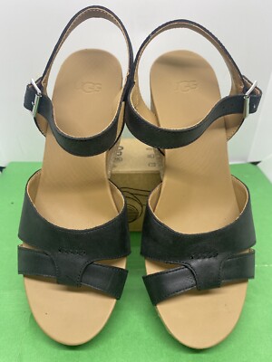 UGG Cloverdale Wedge Sandals Women's Size US Black UK
