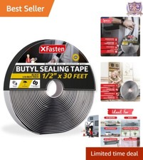Easy-Mold 1/2 in x 30 ft Butyl Sealant Tape for RVs, Windows, and Windshields
