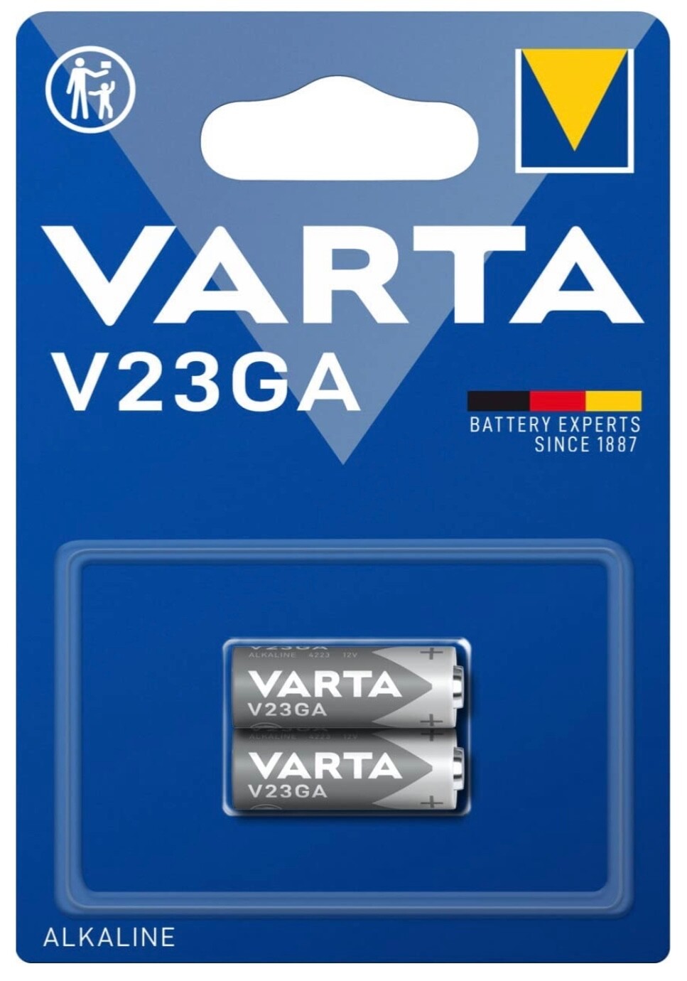 VARTA V23GA (8LR932) Alkaline Battery 12V x 2 ""NEW & SEALED""  EXP 01-2029