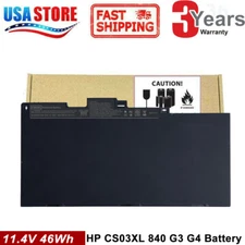 CS03XL Battery for HP Elitebook 840 850 G3 G4 854108-850 800513-001 Zbook 14 G2