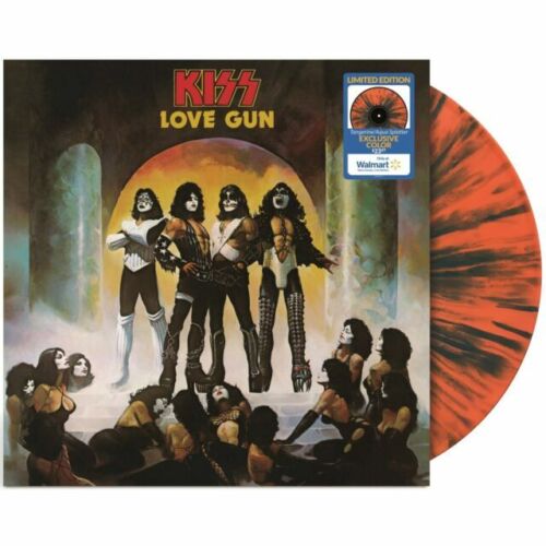 Kiss - Love Gun - (Limited Edition) Tangerine Aqua Splatter - New/Sealed!!! - Picture 1 of 1