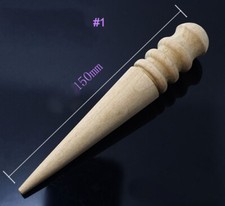 beech leather craft multi-size trim edge burnisher polish stick DIY tool