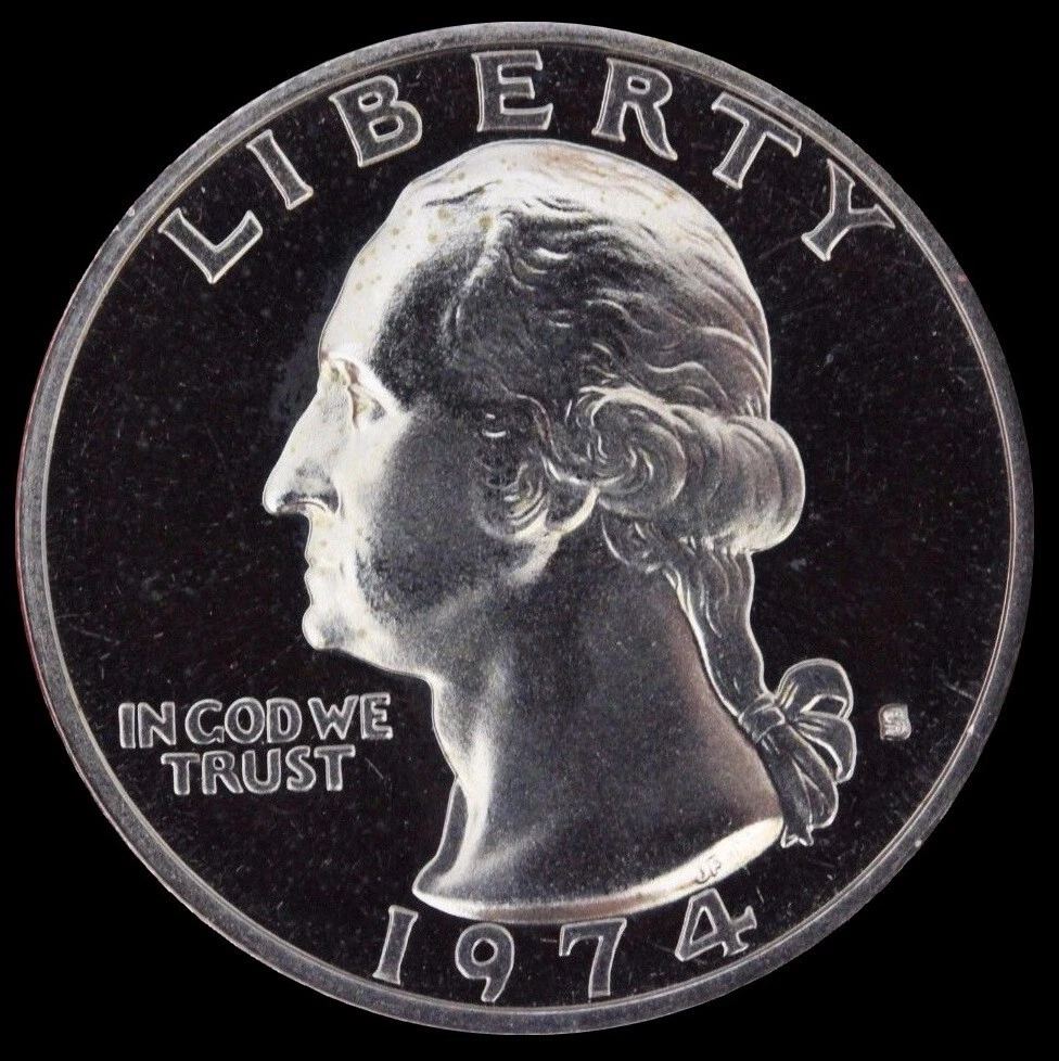 1974 U.S. Mint Certified Washington US Quarters (1932-1998) for