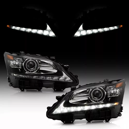 LED Projector Headlight For 2013-2015 Lexus GS350 GS450h HID w/o AFS LH or Right - Picture 6 of 19