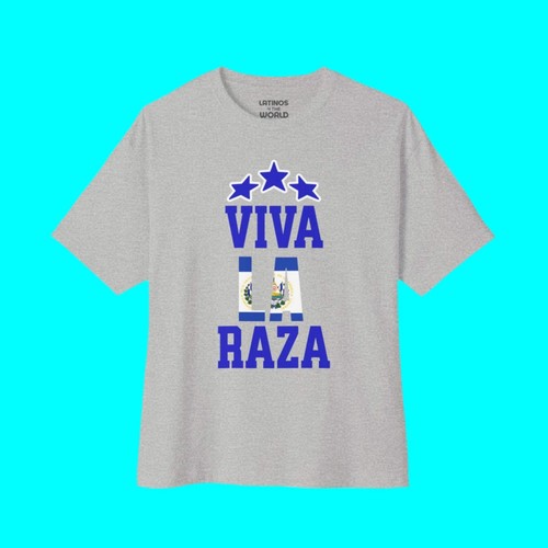 VIVA LA RAZA El Salvador Edition Immigration Ice Justice T-shirt | Salvadorian L - Picture 6 of 25