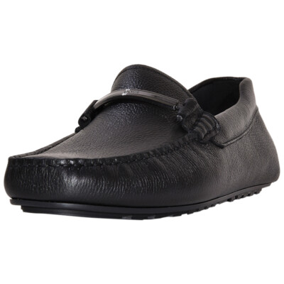 Hugo Boss Noel_MOCC_GRHW Men's Loafer Leather Shoes Black