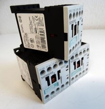 3x Siemens SIRIUS 3RH1122-1BB40 3RH1 122-1BB40 E:05 contactor/protect -used-