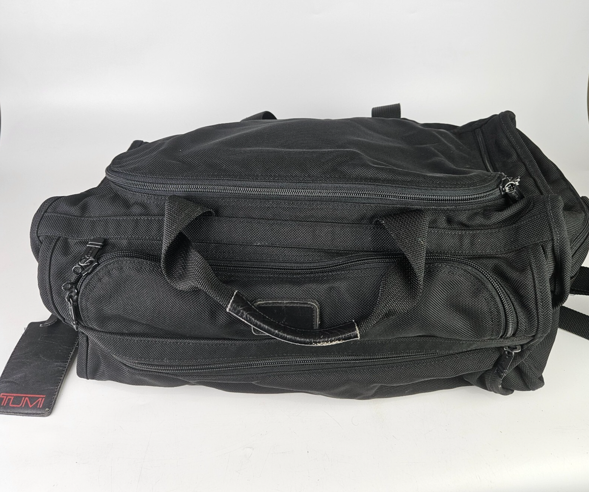 TUMI Ballistic Nylon Duffel Bag Carry On Shoulder Strap 18”x10”x8
