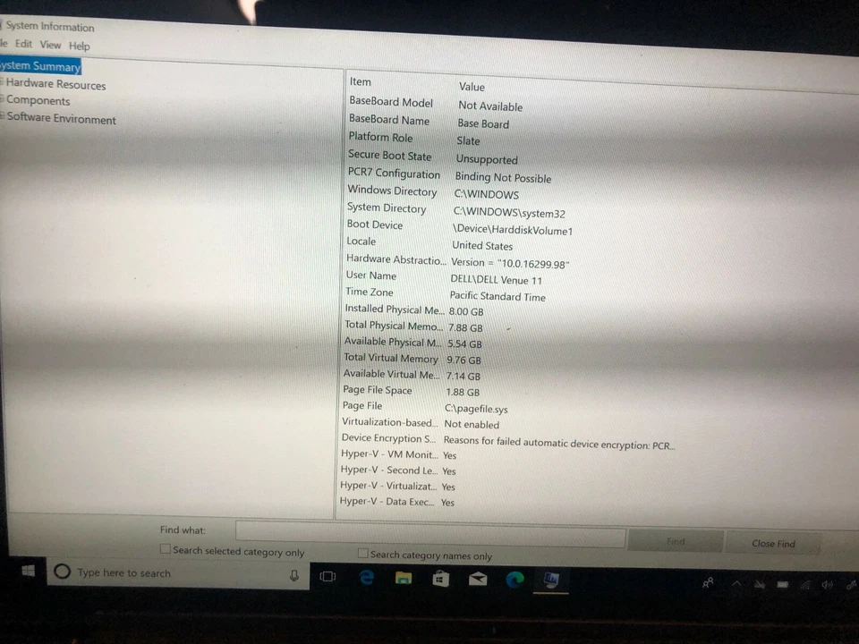 Dell Venue 11 Pro 7139 10.8" 8GB 256GB SSD Window 10 Pro Tablet Docking Keyboard - Image 4 of 4