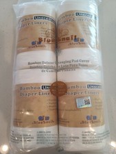 Bamboo Unscented Diaper Liners Fragrance Chlorine Free 4 PK 400 Count Total