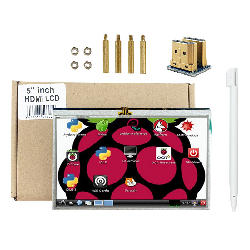 5" Touch Screen 800x480 TFT LCD Display For Raspberry Pi 2 3 Model B With Pen