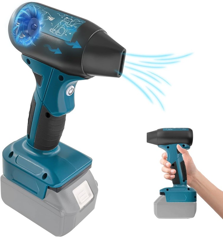 SALE Cordless Leaf Blower Handheld Jobsite Air Blower for Makita 18V Battery