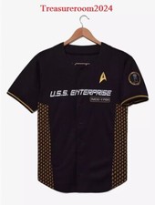 Star Trek CAPTAIN KIRK Mens 4XL U.S.S. Enterprise Baseball Jersey BoxLunch NEW!