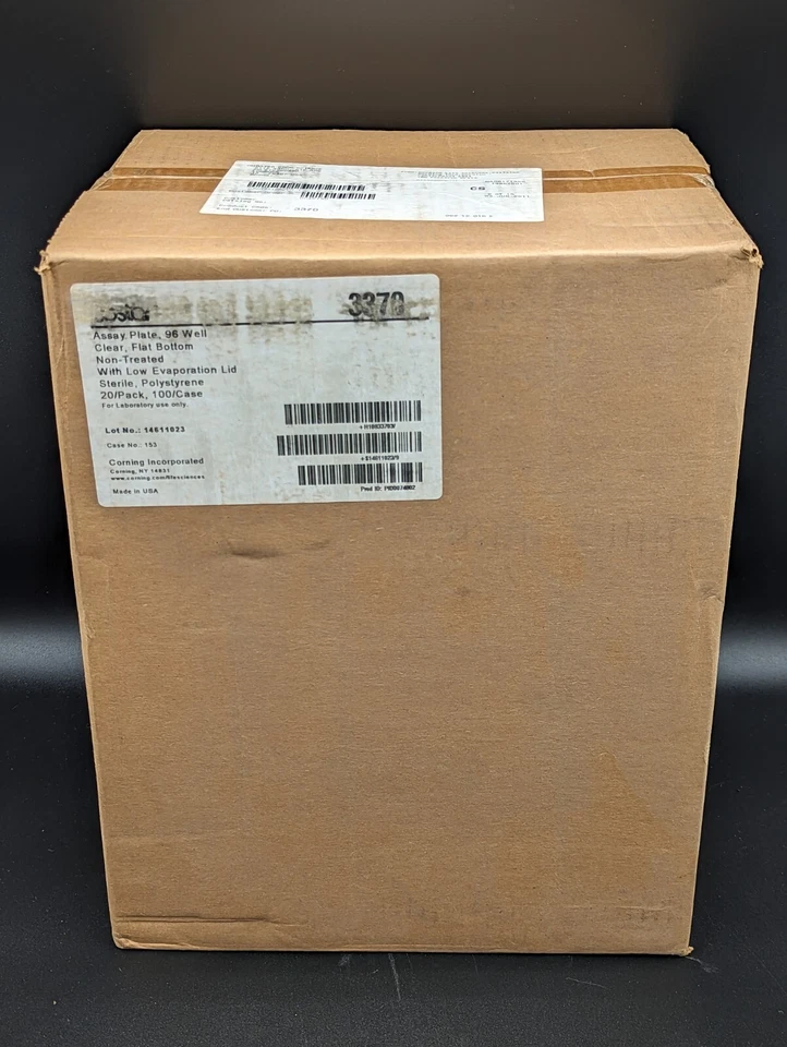 Corning Costar 3370 (Case of 100) 96 Well Assay Microplate, 360µL, Sterile, Lid - Image 2 of 3