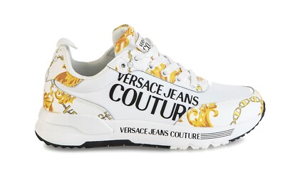 Authentic Versace Italian Designer Sneakers White New Collection