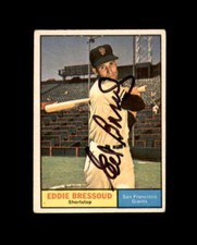 Eddie Bressoud Signed 1961 Topps San Francisco Giants Autograph