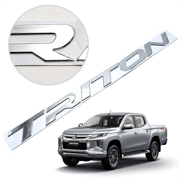 Front Grill Logo Emblem Decal For Mitsubishi L200 Triton